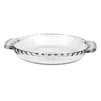 Anchor Hocking Clear Embossed Glass Pie Plate, 9.5"