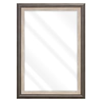 Janice Black Rectangle Wall Mirror, 31x43