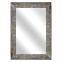 Shiny Silver Framed Rectangle Wall Mirror, 30x44
