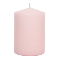 Light Pink Unscented Overdip Pillar Candle, 2.8x4