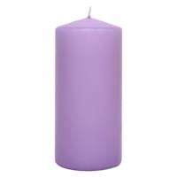 Purple Unscented Overdip Pillar Candle, 3x6