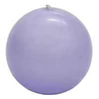 Purple Unscented Overdip Sphere Candle, 3"