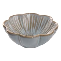 Honeybloom White Ceramic Flower Trinket Bowl, 4x2