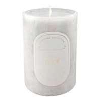 Vanilla Oak Scented Pillar Candle, 3x4