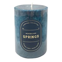 Woodland Springs Scented Pillar Candle, 3x4