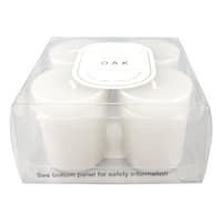 4-Pack Vanilla Oak Scented Votive Candles