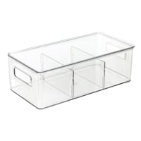 Crisp Large Divided Bin