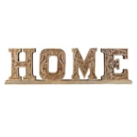 Honeybloom Home Carved Wood Table Sign, 23x7