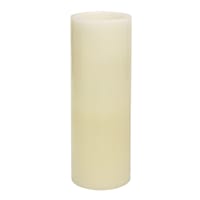 Ivory LED Flameless Pillar Candle, 3x8
