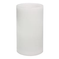 White LED Flameless Pillar Candle, 4x6