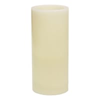 Ivory LED Flameless Pillar Candle, 4x8