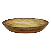 Bark Edge Wooden Platter, Medium