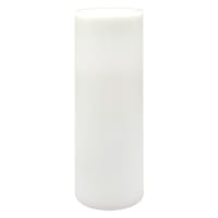 White LED Flameless Pillar Candle, 4x12