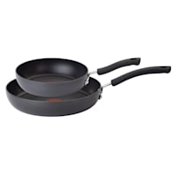 T-fal 2-Pack Ultimate Hard Anodized Non-Stick Fry Pan, 8"/10.25"