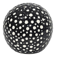 Spotted Ceramic Sphere, 4"