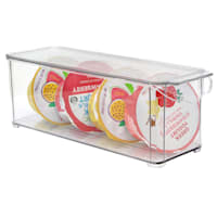 Fridge Storage Bin with Lid, 11.8x3.7