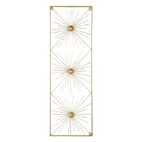 Gold Metal Wall Art, 12x26