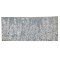 Metal Flowers Wall Art, 40x17