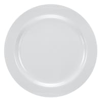 Lillian Table Settings 40-Count Pearl White Plastic Round Plate, 7.5"