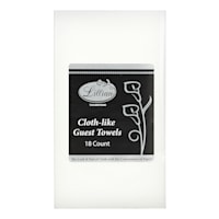 Lillian Table Settings 18-Count White Cloth-Like Rectangle Guest Napkins