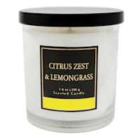 Citrus Zest & Lemongrass Scented Jar Candle, 7.8oz