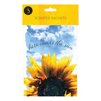 3-Pack Sunflower Scented Sachet