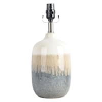 Neutral Ceramic Accent Lamp, 14.5"