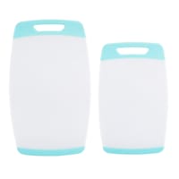 Farberware 2-Piece Aqua Non-Slip Cutting Board Set