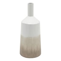 Honeybloom Natural Ombre Metal Vase, 17"