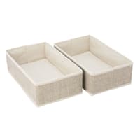 2-Pack Rectangle Drawer Organizers