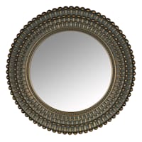 22in. Grey With Gold Mirror