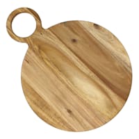 Acacia Wood Round Serving Tray