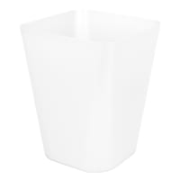 Clear Square Rim Wastebasket, 11.8"