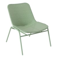 Rio Wicker Outdoor Lounge Chair, Green