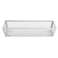 Silver Metal Mesh Organizer Drawer, 3x9