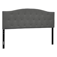 Honeybloom Kane Grey Tufted Headboard, King
