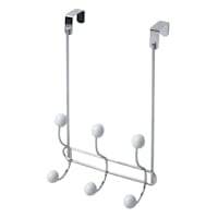 Jasmine White & Chrome Wire Over the Door Hanger