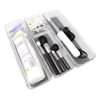 4-Piece Plastic Drawer Organizers