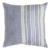 Calisto Pinstripe Square Outdoor Throw Pillow, 16"