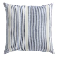 Calisto Pinstripe Square Oversized Outdoor Throw Pillow, 20"