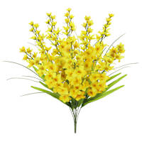 Yellow Delphinium Floral Spray, 30"