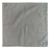 Set of 8 Grey Twill Cloth Napkins