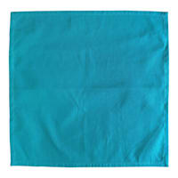 Set of 8 Blue Twill Cloth Napkins
