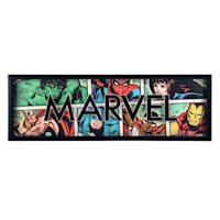 30X10 Marvel Retro Printed Glass Wall Art