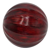 Cherry Wood Decorative Ball, 4"