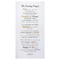 The Serenity Prayer Canvas Wall Sign, 12x24