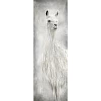 Lulu The Llama Canvas Wall Art, 12x36
