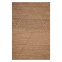 (B661) Providence Goldie Jute Diamond Design Area Rug, 8x10