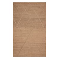 (B661) Providence Goldie Jute Diamond Design Accent Rug, 3x5