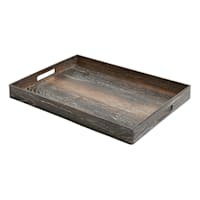 Walnut Brown Decorative Tray, 14x19